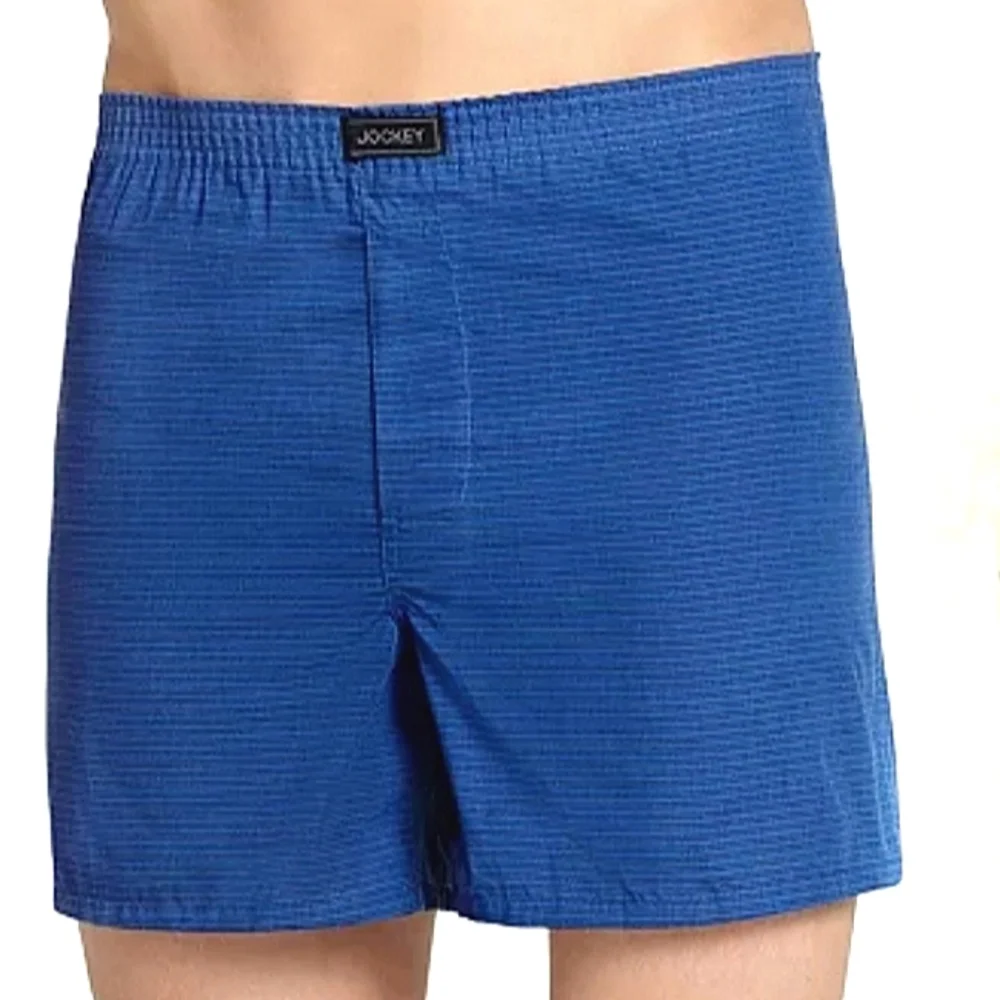 Men's JOCKEY Classic Blue Boxers Size Small
